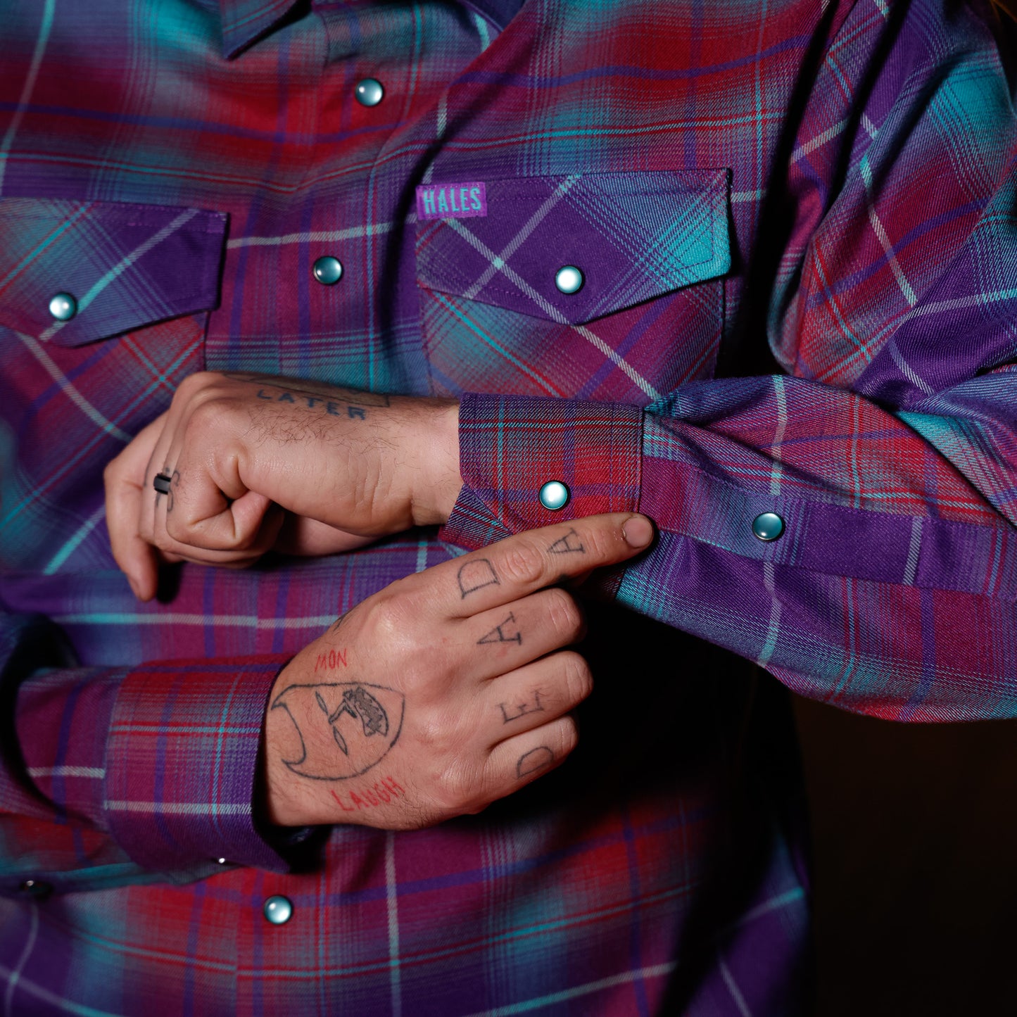 The Mi Amor Men's Flannel by Hales Speed Shop x FunkyBrims