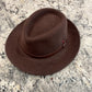 Brown wool felt Roberto hat 47826