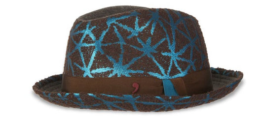 The Lightning Homburg – Brown and Blue by Alfonso D’Este