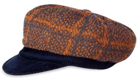 Alfonso D'Este Orange and Blue Ladies Krizia Cap 47782