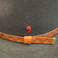 Brown leather band and contrast brim stitching on Alfonso D'Este Chicago fedora 48103