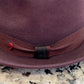 Grosgrain ribbon and black bow accent on Alfonso D’Este Tino hat 48974