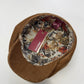 Patterned interior of Alfonso D’Este Sinisa corduroy newsboy cap 51634