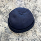 Alfonso D'Este navy blue textured wool blend Docker cap 52456