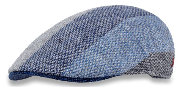 Alfonso D'Este Blue and Gray Striped Tirreno Club Cap 52529