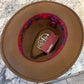 Alfonso D'est Tan Wool Teardrop Fedora Hat at FunkyBrims - 52796