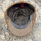 Alfonso D'Este orange and taupe plaid Napoli newsboy cap 52924, quilted lining