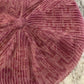 Alfonso d’Este Krizia burgundy cotton corduroy newsboy cap 53707, corduroy fabric detail
