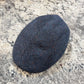 Alfonso D'Este blue flecked wool Hannover flat cap 53780