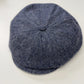 Alfonso d’Este Kyoto blue virgin wool newsboy cap 54197, front view