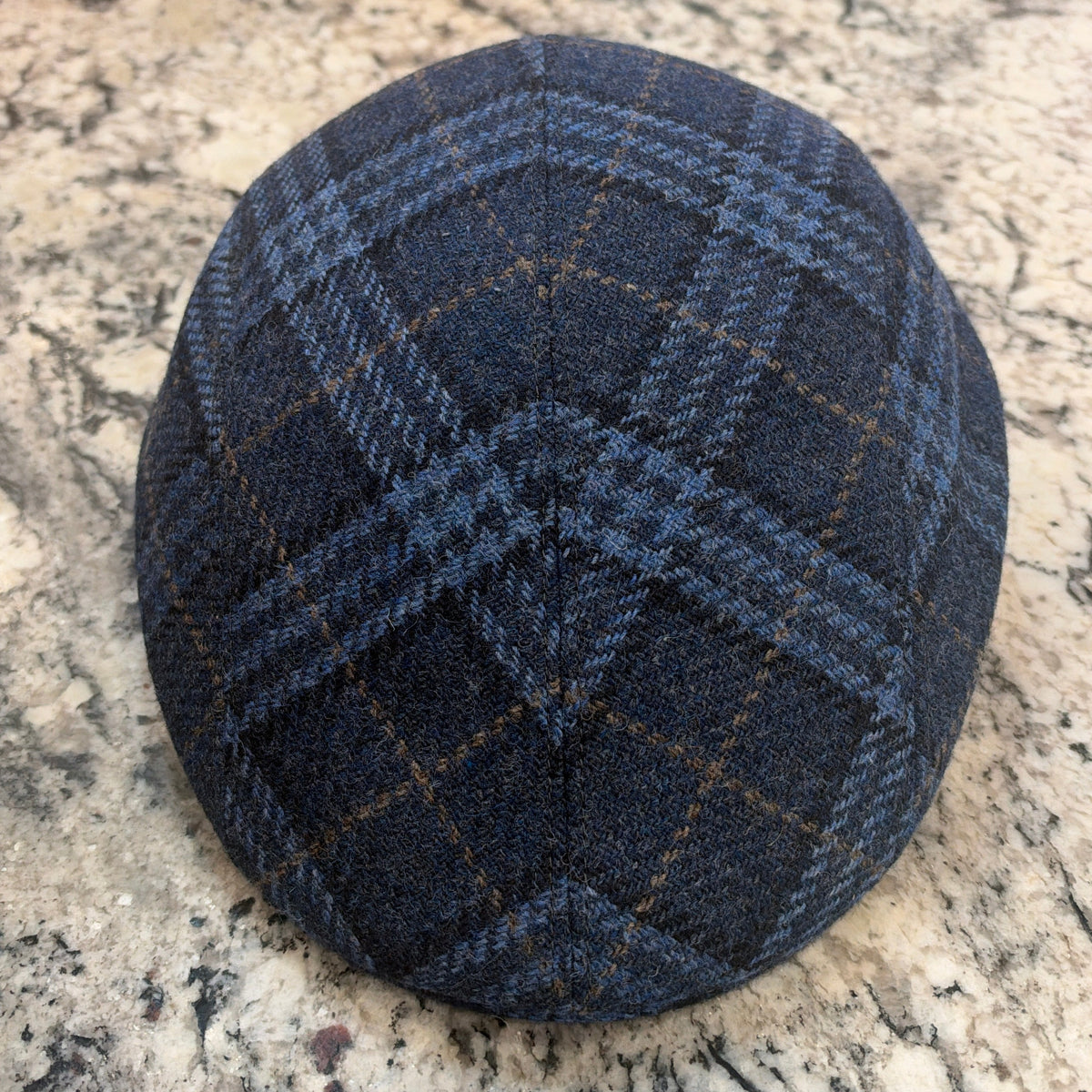 Alfonso D'este Blue Plaid Club Cap Hannover 54253