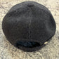 Alfonso D'Este 100% Cashmere Gray Herringbone Baseball Cap 54537