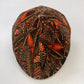 Alfonso D'Este Orange Paisley Flat Cap 54720