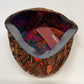 Alfonso D'Este Orange Paisley Flat Cap 54720