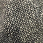Alfonso D'Este Black and Gray Specs 100% Wool- Split Flat Cap 54772