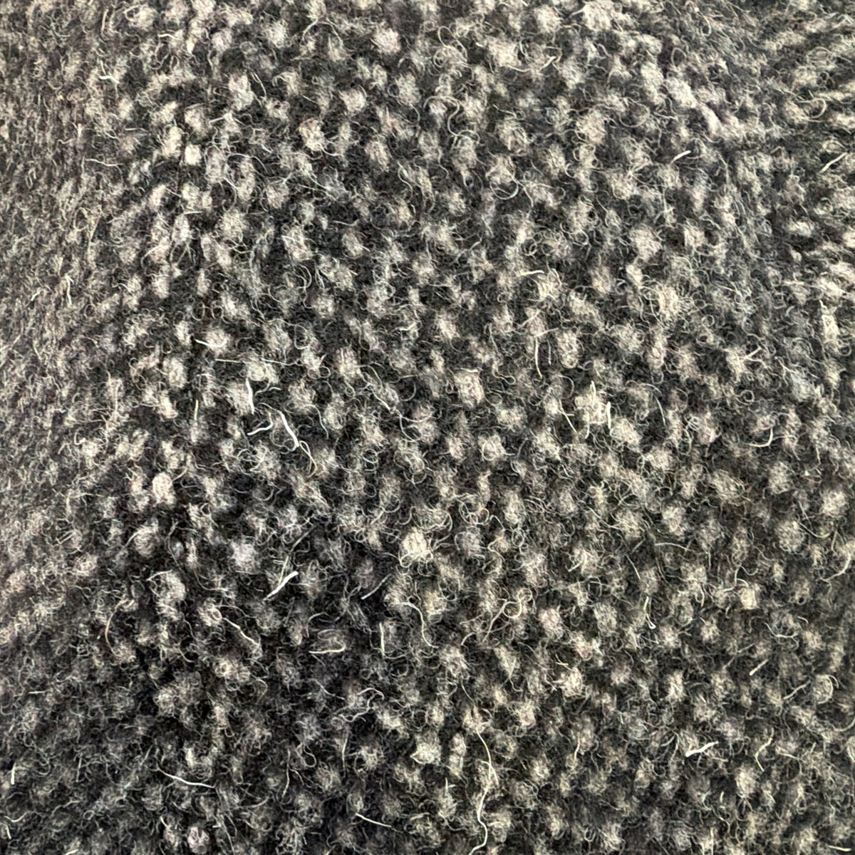 Alfonso D'Este Black and Gray Specs 100% Wool- Split Flat Cap 54772