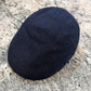 Alfonso D'Este Blue Herringbone Tirreno Flat Cap with earflaps 55151