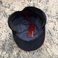 Alfonso D'Este Blue Herringbone Tirreno Flat Cap with earflaps 55151
