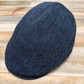 Alfonso D'est Gray Herringbone Flat Cap 55457 - 100% Virgin Wool