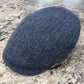 Alfonso D'est Blue Herringbone Holland & Sherry English Flat Cap 58673