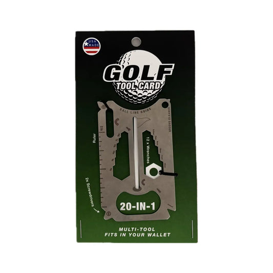 Golf 20-in-1 Credit Card Multi-Tool