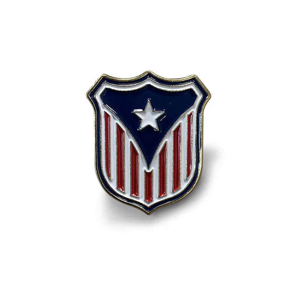 The Patriotic Crest Cap Pin by Boston Scally Co.