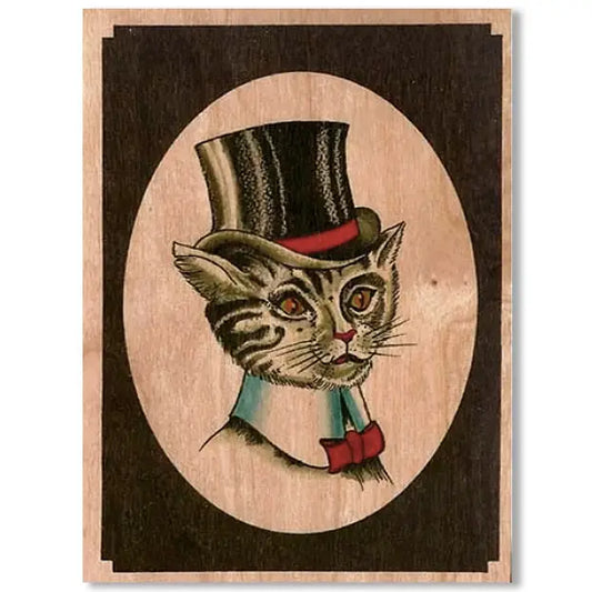 Spitfire Girl Wood Greeting Cards