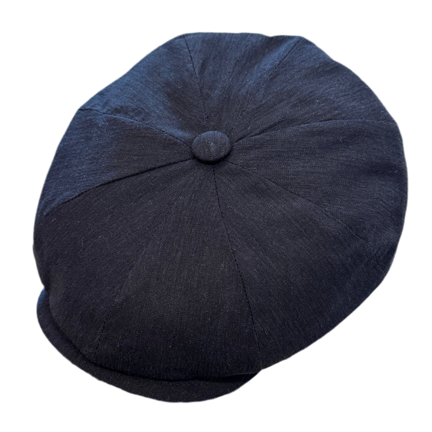 The Summer "Garrison" - Navy Blue Newsboy Cap by Hologramme Paris