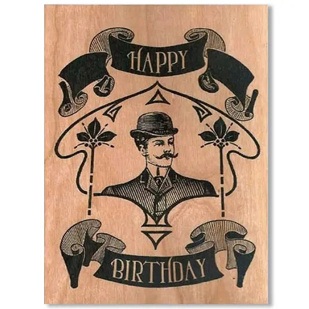 Spitfire Girl Wood Greeting Cards