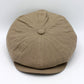The "Birmingham Summer" - Beige Newsboy Cap by Hologramme Paris