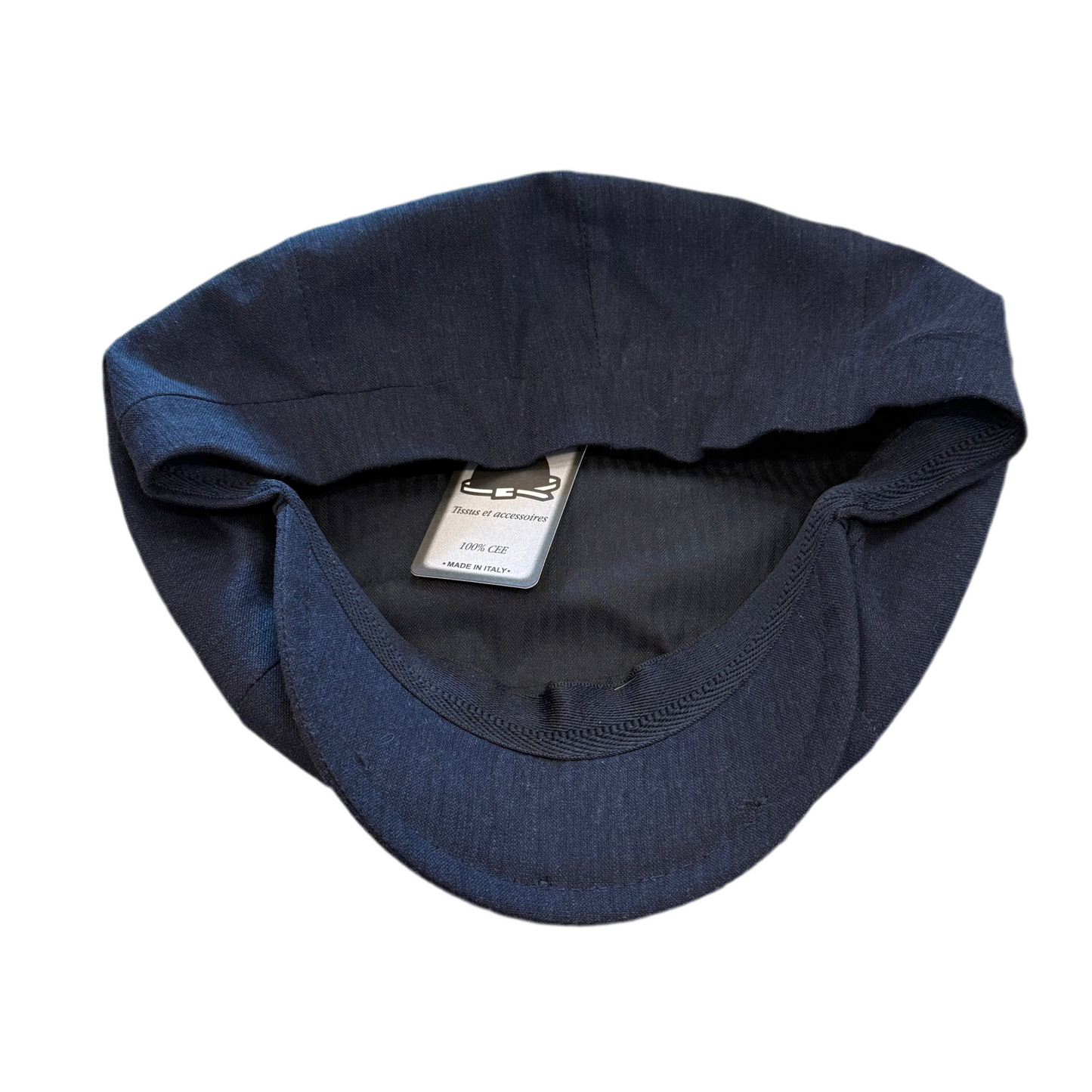 The Summer "Garrison" - Navy Blue Newsboy Cap by Hologramme Paris