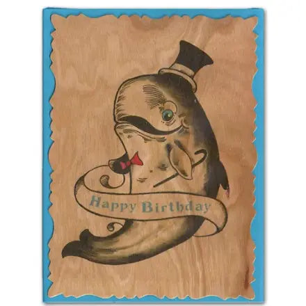 Spitfire Girl Wood Greeting Cards