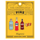 Negroni Cocktail Pin Set