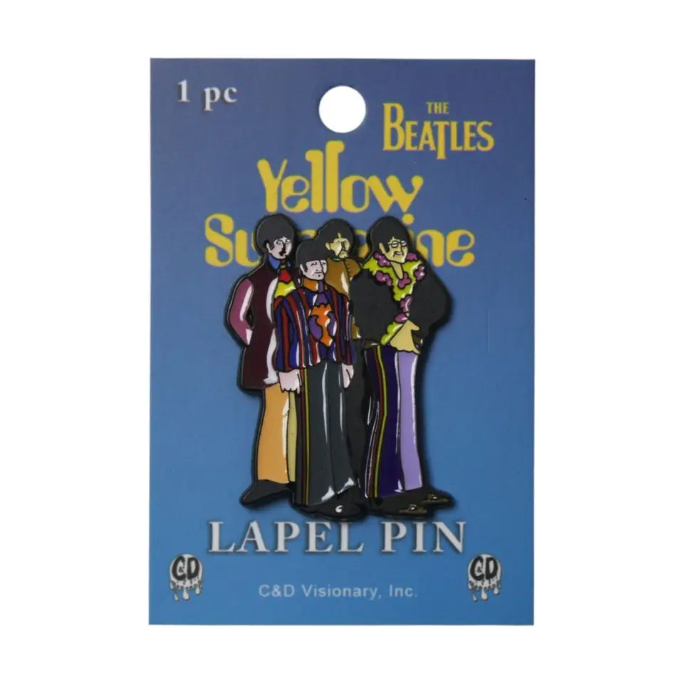 The Beatles Group Enamel Pin