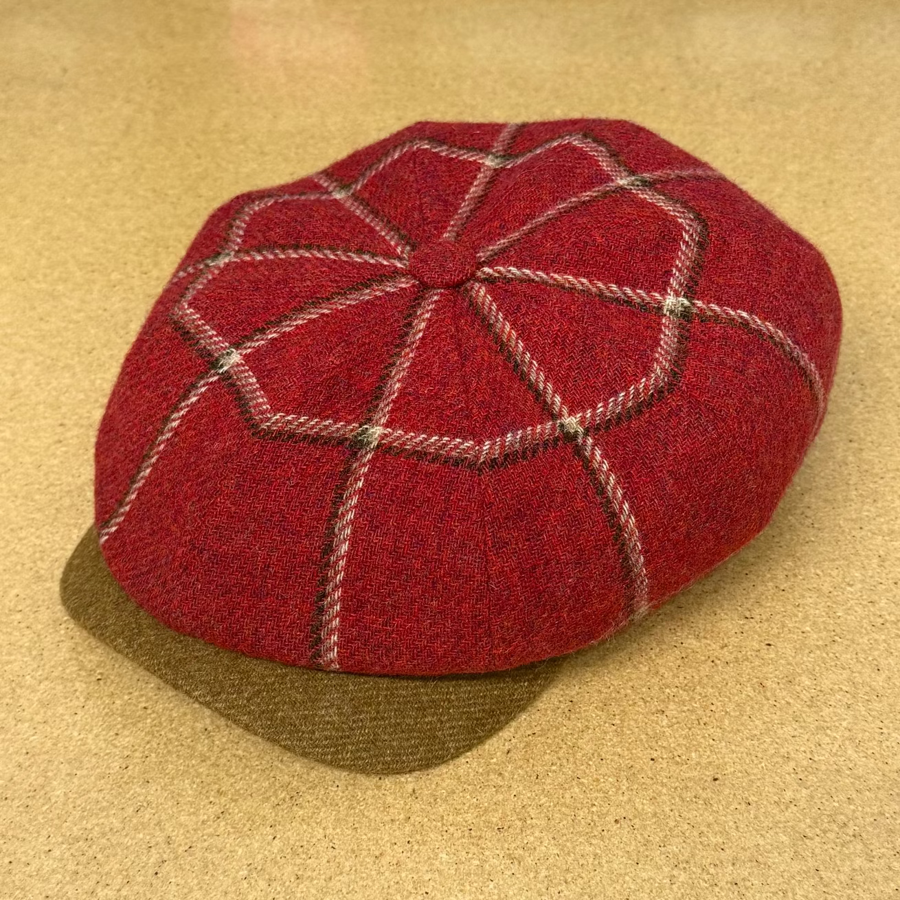 Alfonso d'Este Holland & Sherry Wool Newsboy Cap at FunkyBrims