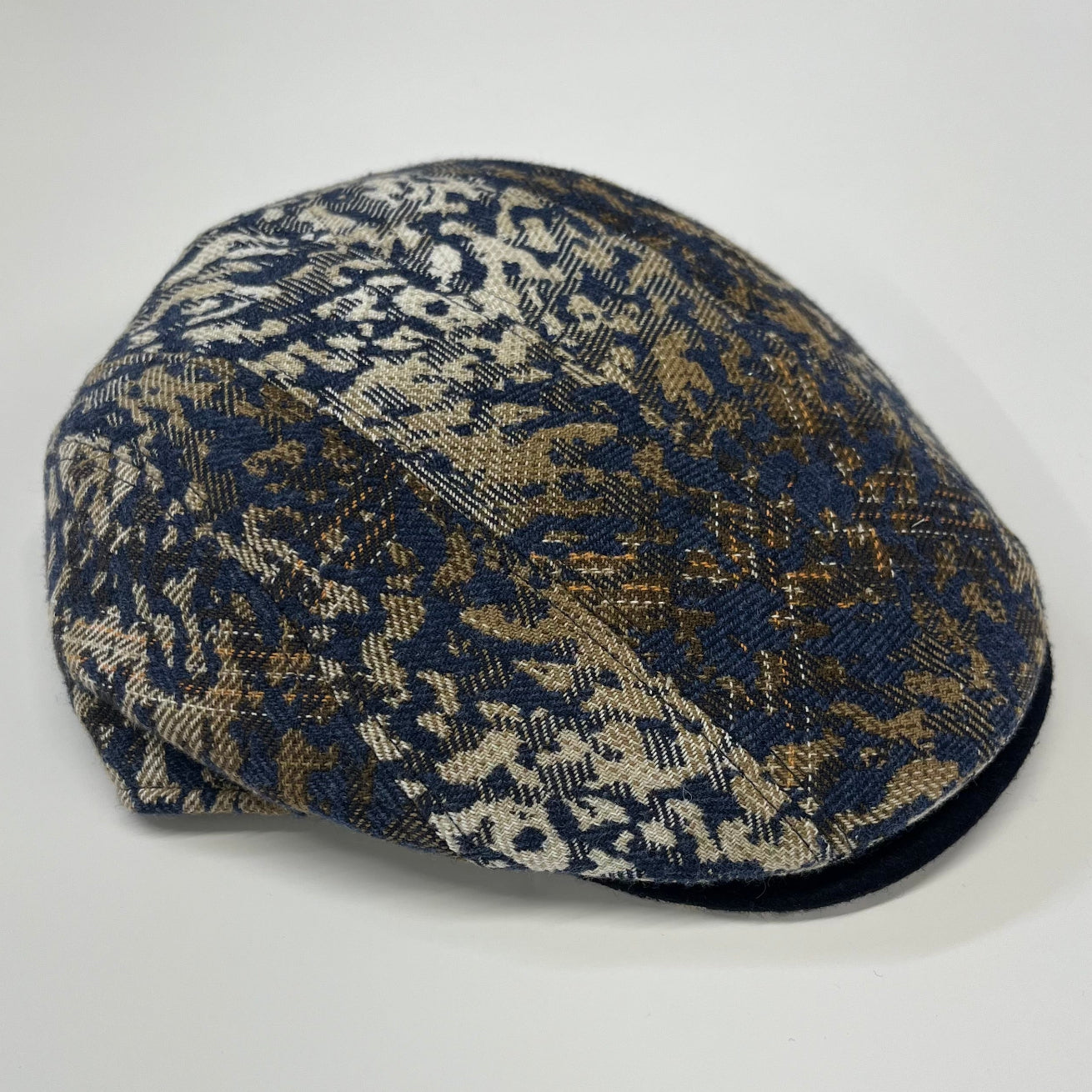 Alfonso d'Este abstract denim cap