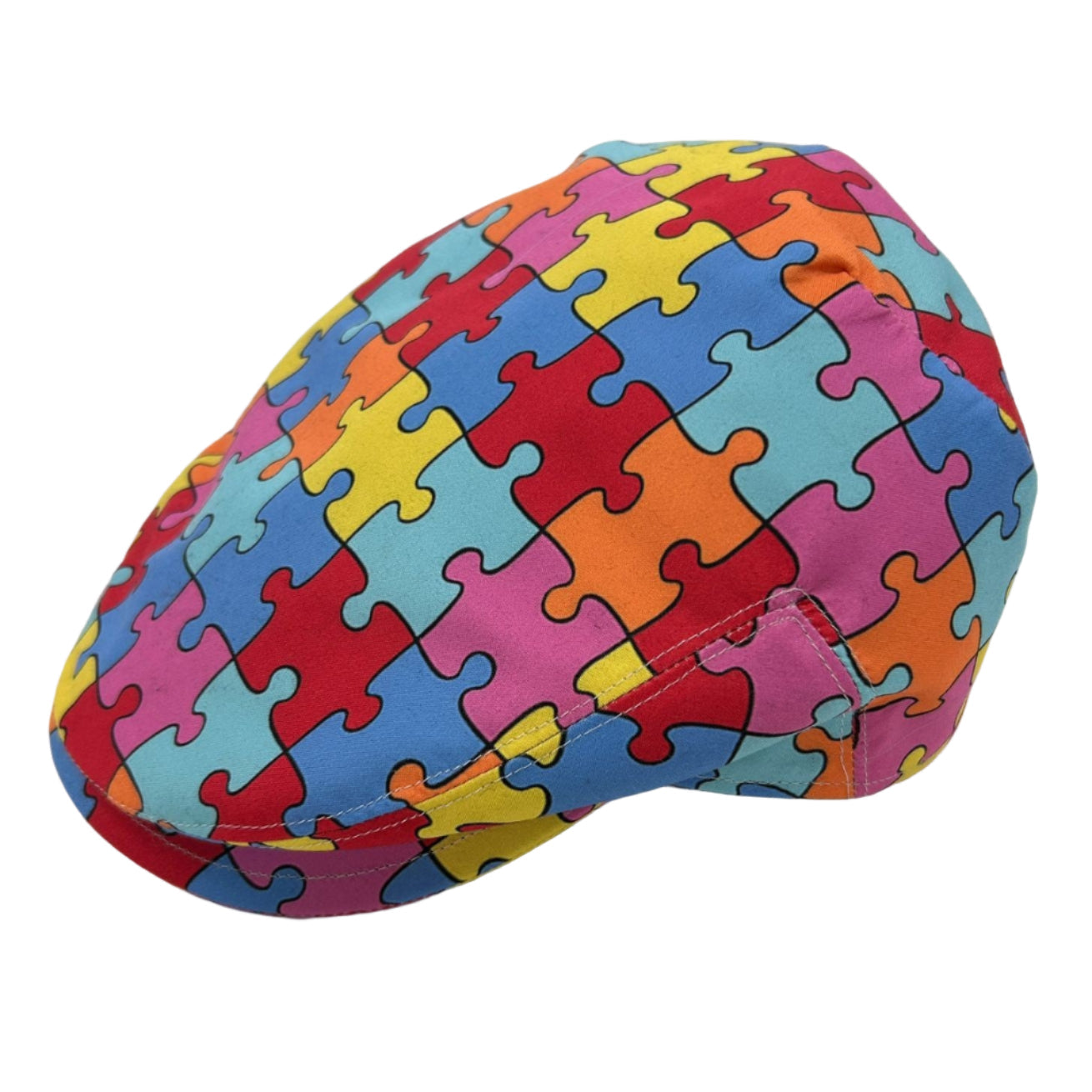 Autism awareness puzzle piece cap by FunkyBrims. 