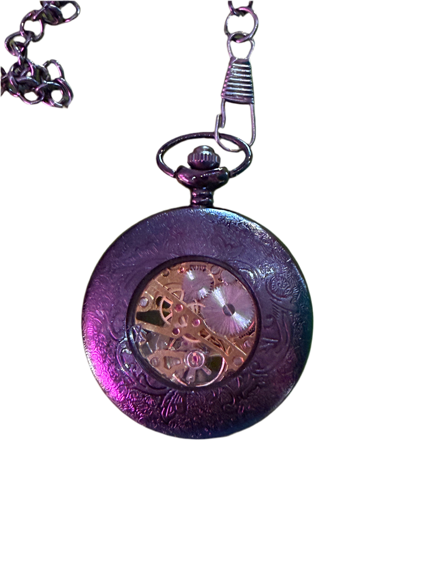 The Black Scroll Pocket Watch