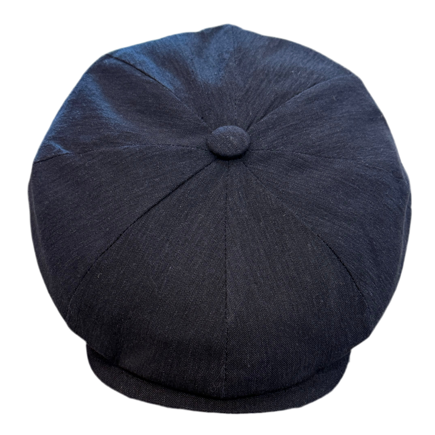 The Summer "Garrison" - Navy Blue Newsboy Cap by Hologramme Paris