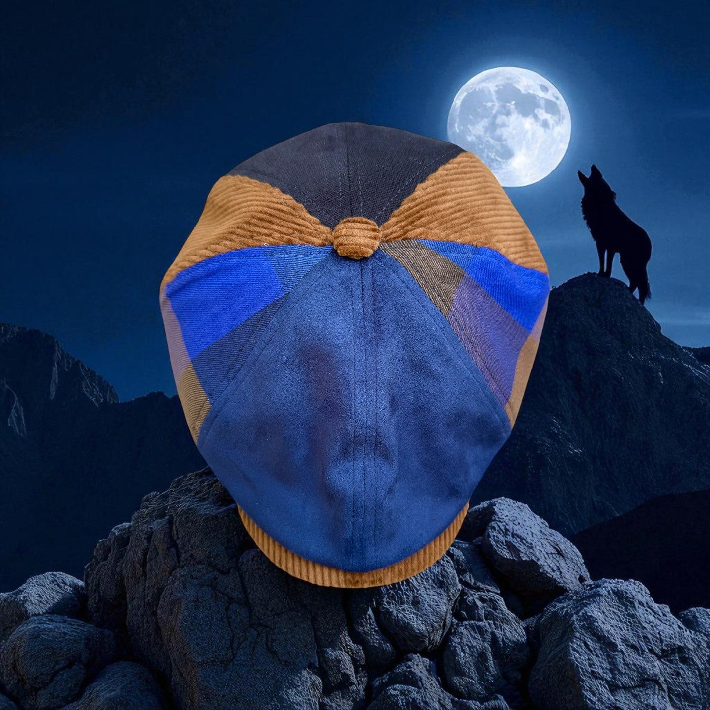 The "Bad Moon" Patchwork Newsboy Hales Speed Shop X FunkyBrims Collab