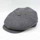 The "Birmingham" - Gray Newsboy Cap by Hologramme Paris