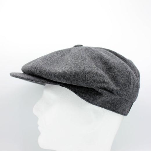 The "Birmingham" - Gray Newsboy Cap by Hologramme Paris