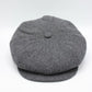 The "Birmingham" - Gray Newsboy Cap by Hologramme Paris