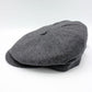 The "Birmingham" - Gray Newsboy Cap by Hologramme Paris