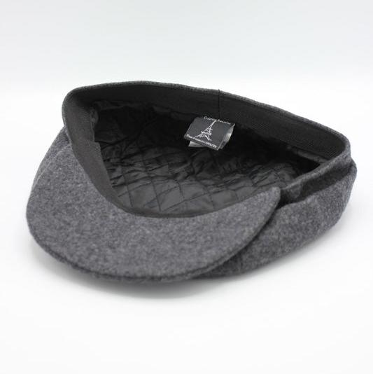 The "Birmingham" - Gray Newsboy Cap by Hologramme Paris