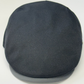 Dark gray flat cap on a white background