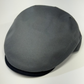 Gray flat cap on a white background