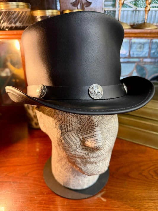 El Dorado Buffalo Nickel  Leather Top Hat