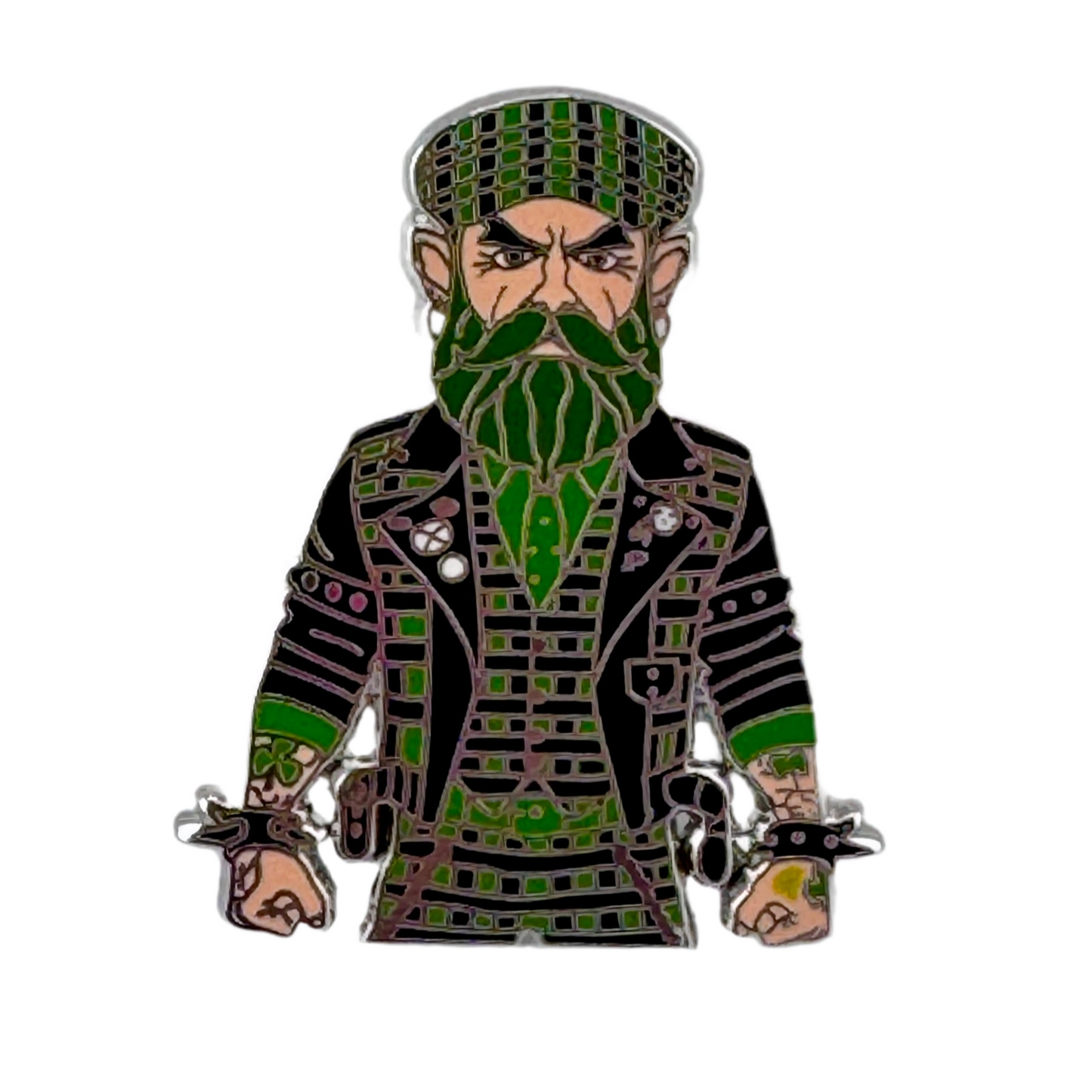 The "Hooligan" - Green Buffalo Plaid Newsboy Cap - Laird Hatters x FunkyBrims