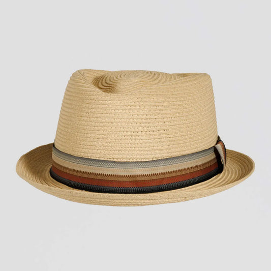 Cortez Paper Braid Straw Pork Pie Hat